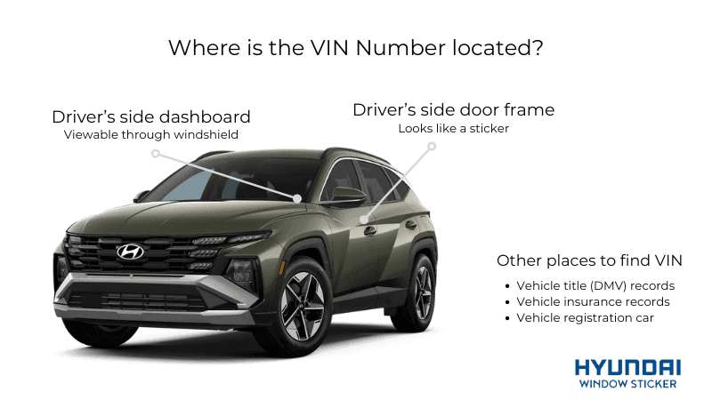 Toyota VIN location