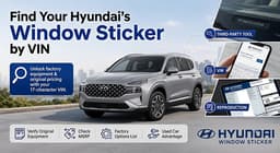 How to Find Your Hyundai's Window Sticker by VIN?